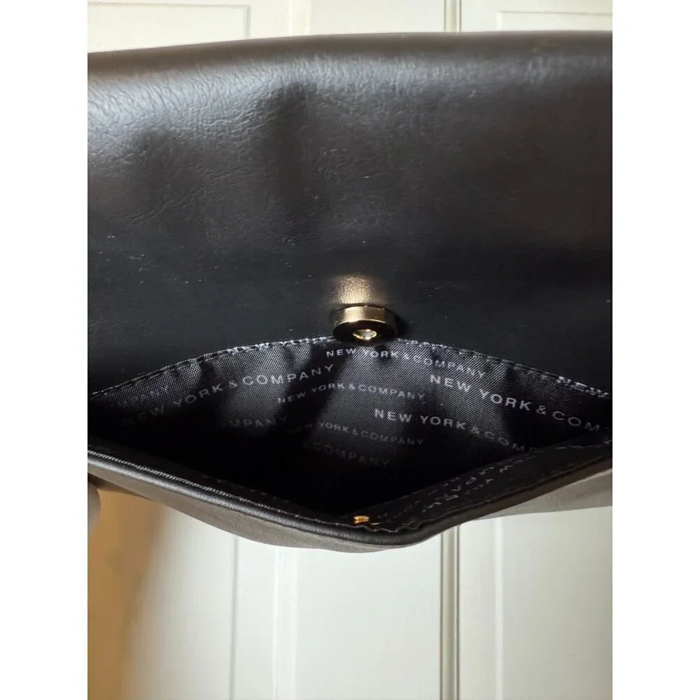 New York & Company Women's James Black Shoulder Bag NWT